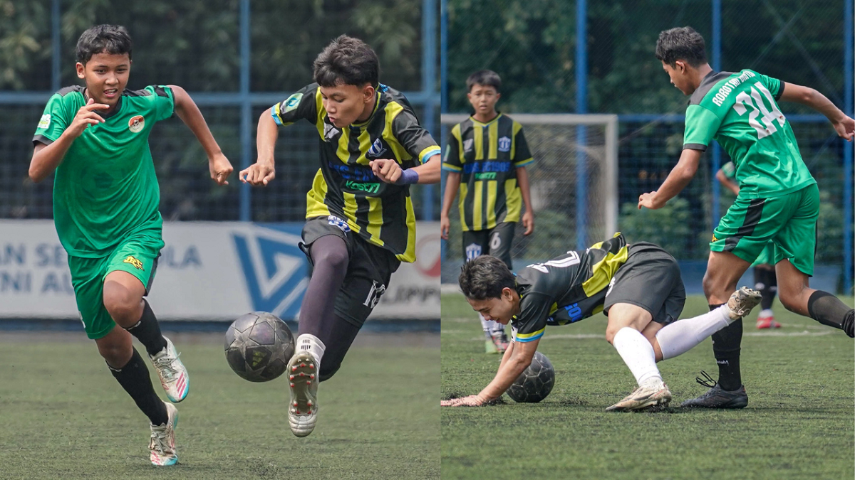 Liga Soeratin U-15 - Saling Balas Gol Cepat, Rorotan United dan UMS FC Berbagi Poin di Pancoran Soccer Field